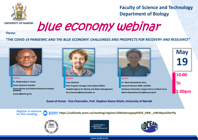 Blue Economy webinar flyer