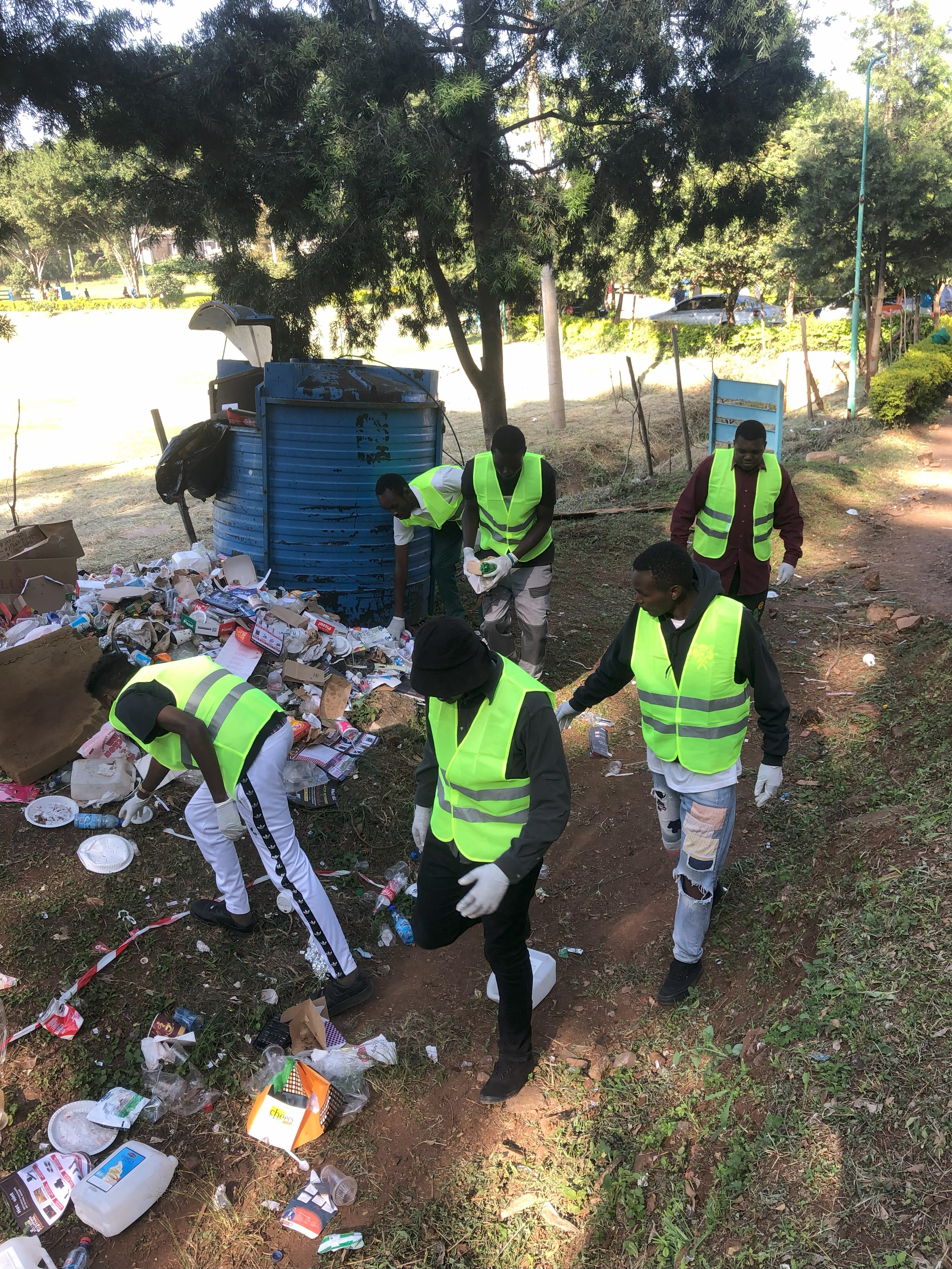 EcoMindwell Group participate in clean up of FST, Chiromo Campus