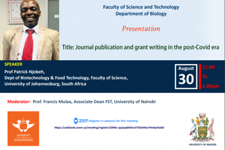 Journal Publication and Grant proposal writing in the post Covid19 era: A webinar